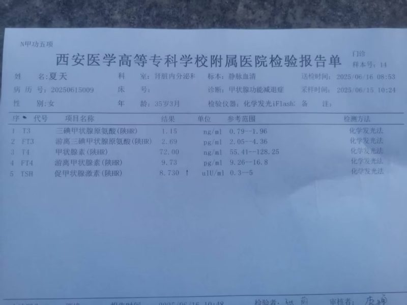 图片[2]-桥本病甲减，查出来八年了，期间就是两个月都在喝醋蛋液，没有吃优甲乐，促甲状腺素8点多。-醋蛋液案例交流分享圈子社区-智健家