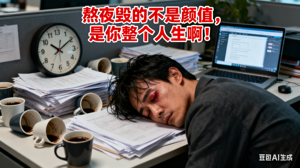 图片[1]-熬夜毁的不是颜值，是你整个人生啊！-智健家