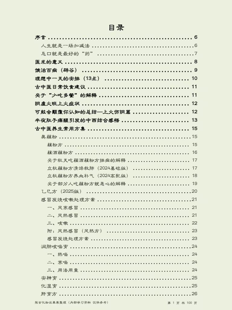 图片[1]-传统文化 张玄化方集古医常用养生方集 PDF电子版 古法养生入门指南-智健家