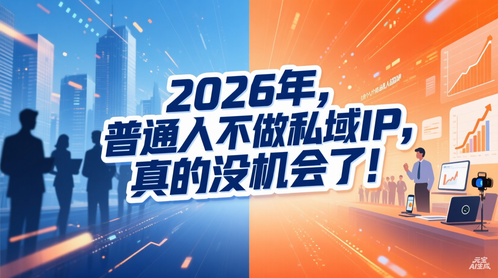 2026年，普通人不做私域IP，真的没机会了！-智健家