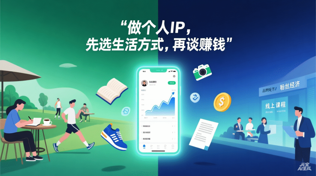 图片[1]-做个人IP，先选生活方式，再谈赚钱-智健家