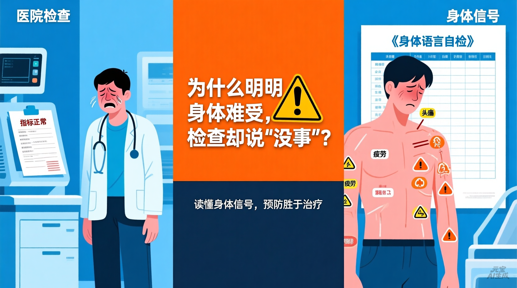 《身体语言自检表》-智健家