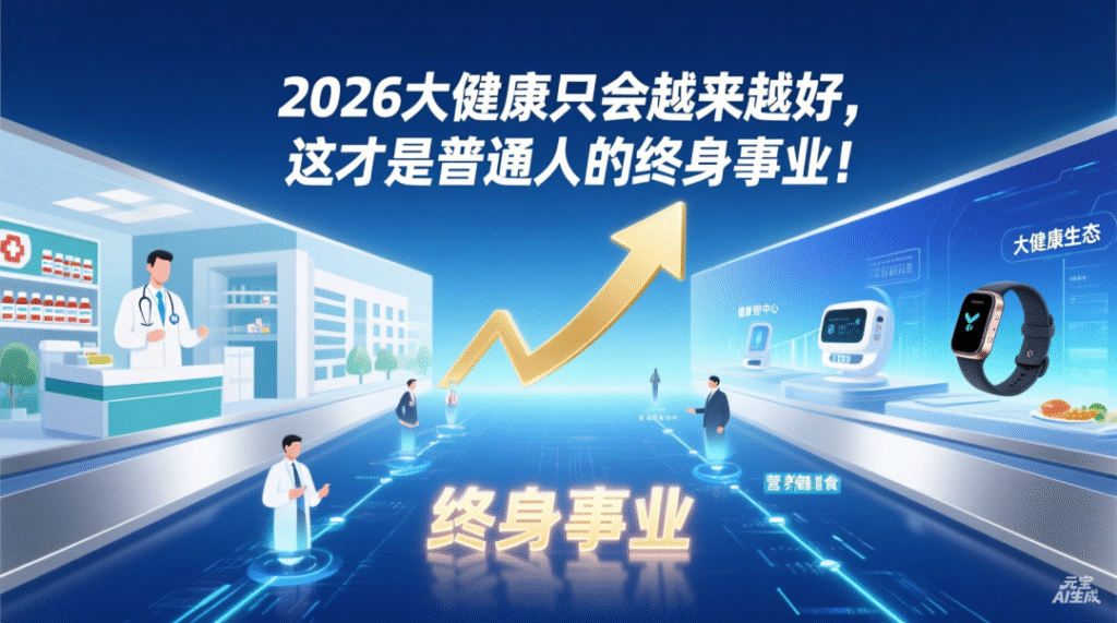 图片[1]-2026大健康只会越来越好，这才是普通人的终身事业！-智健家