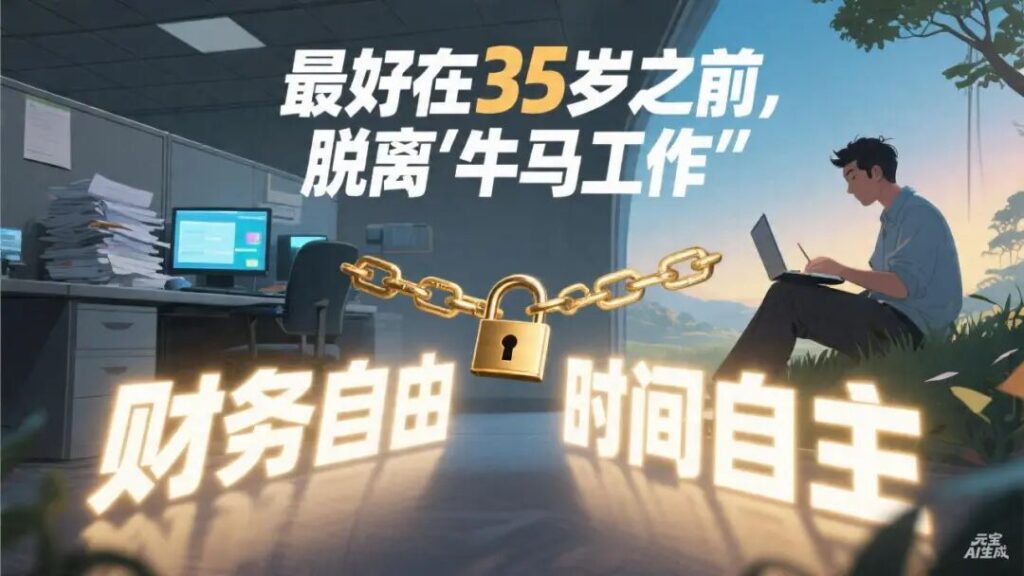 图片[1]-35岁前，一定要摆脱“牛马工作”，否则后半生会越走越累-智健家