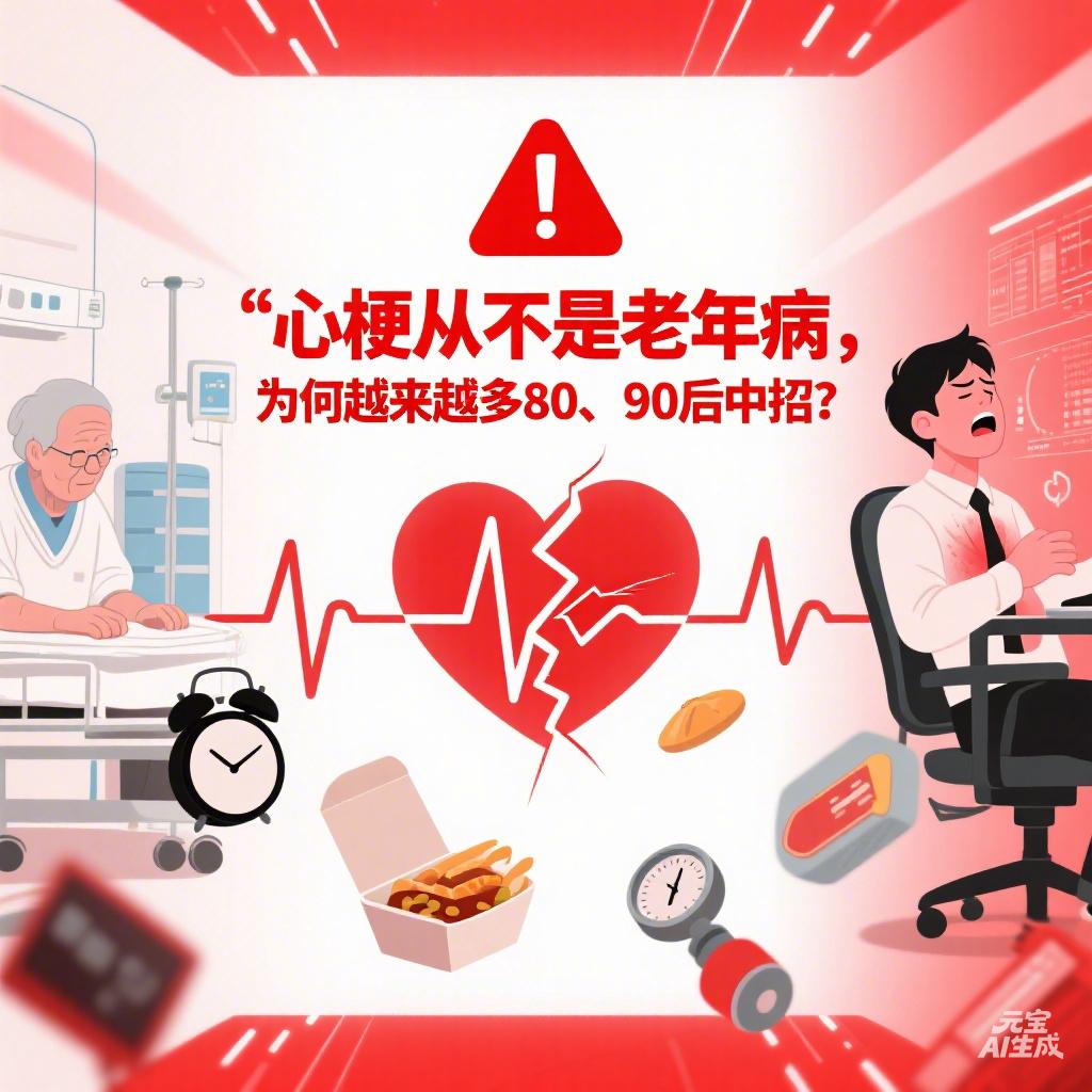心梗从不是老年病，为何越来越多80、90后中招？-智健家
