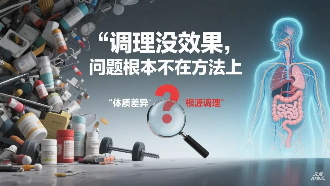调理没效果，问题根本不在方法上！-智健家