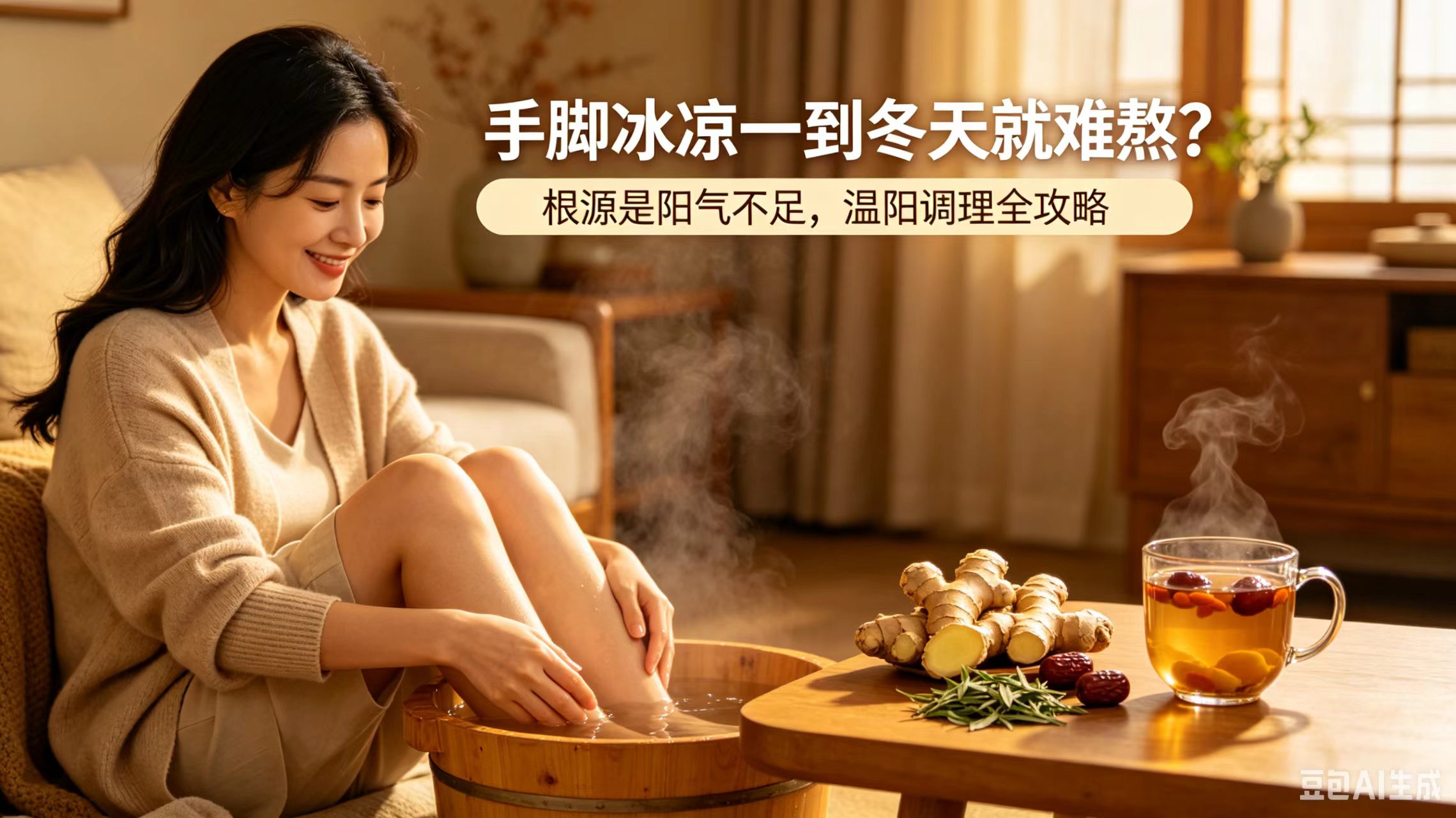 手脚冰凉一到冬天就难熬？根源是阳气不足，温阳调理全攻略-智健家