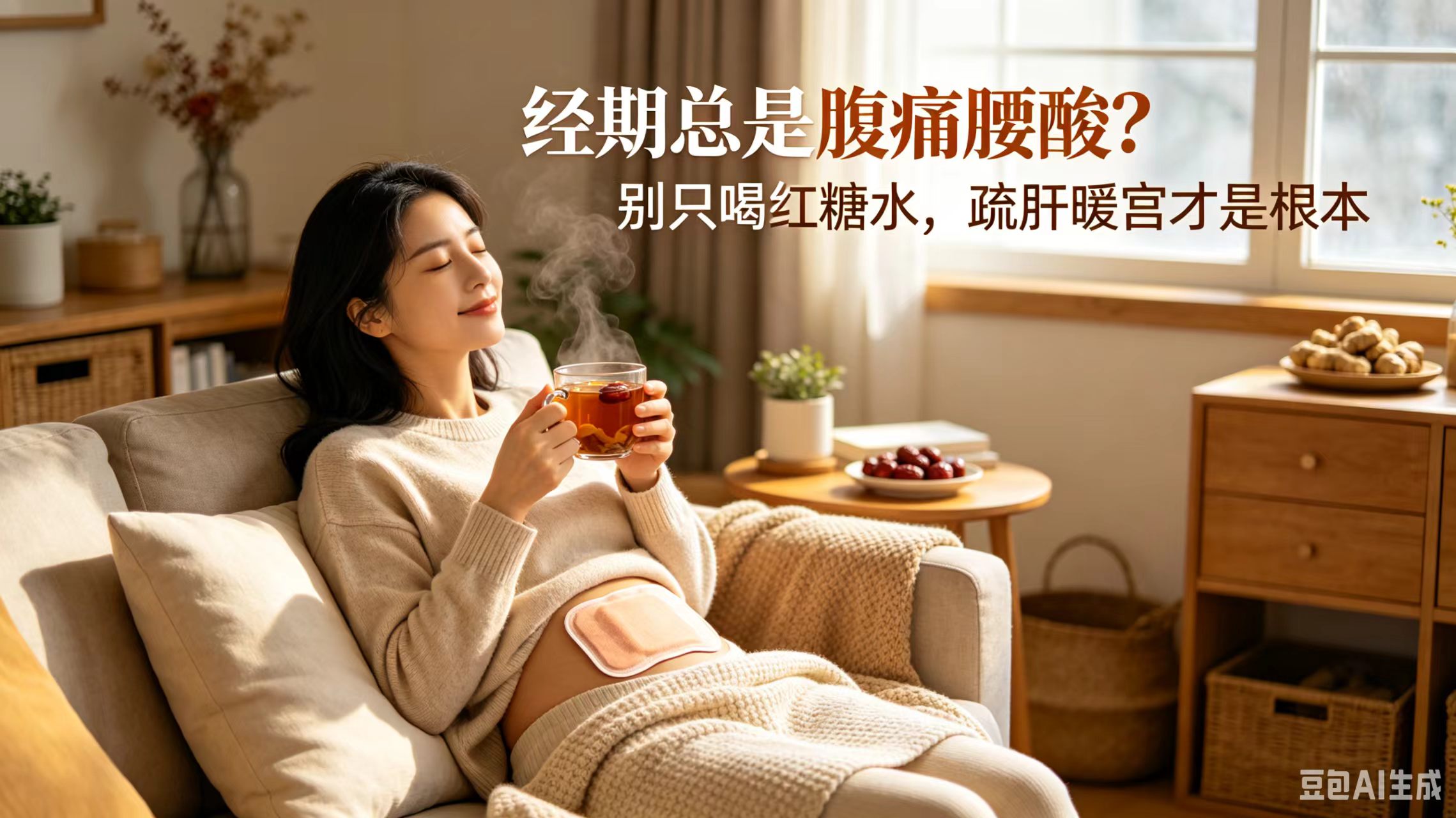 经期总是腹痛腰酸？别只喝红糖水，疏肝暖宫才是根本-智健家