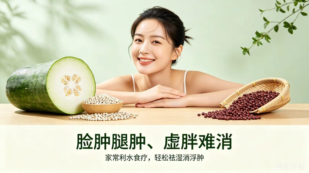 图片[1]-浑身浮肿、虚胖难消？利水祛湿消肿，家常食疗轻松调-智健家