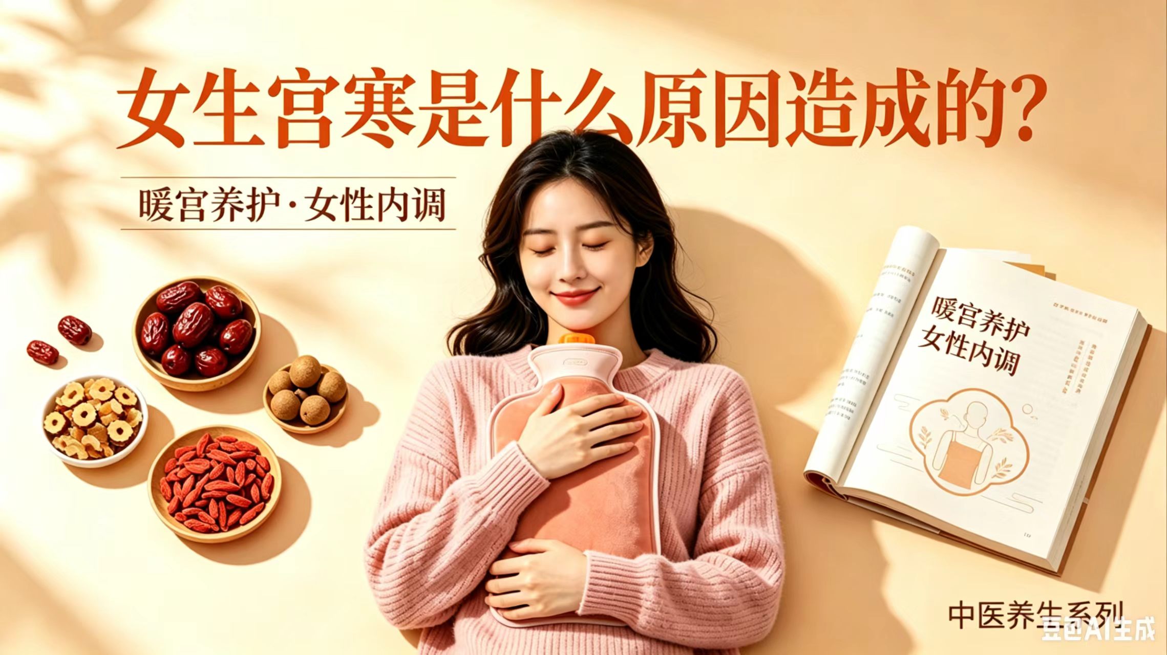 女生宫寒是什么原因造成的？别再只喝红糖姜水，日常这样养，姨妈舒服气色好-智健家