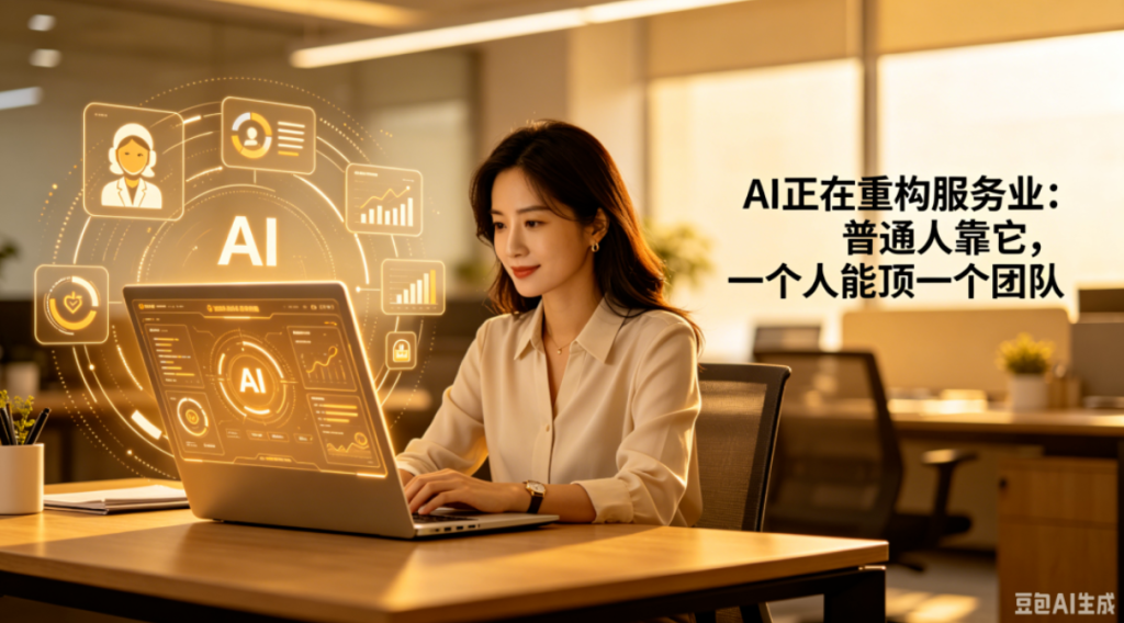 图片[1]-AI正在重构服务业：普通人靠它，一个人能顶一个团队-智健家