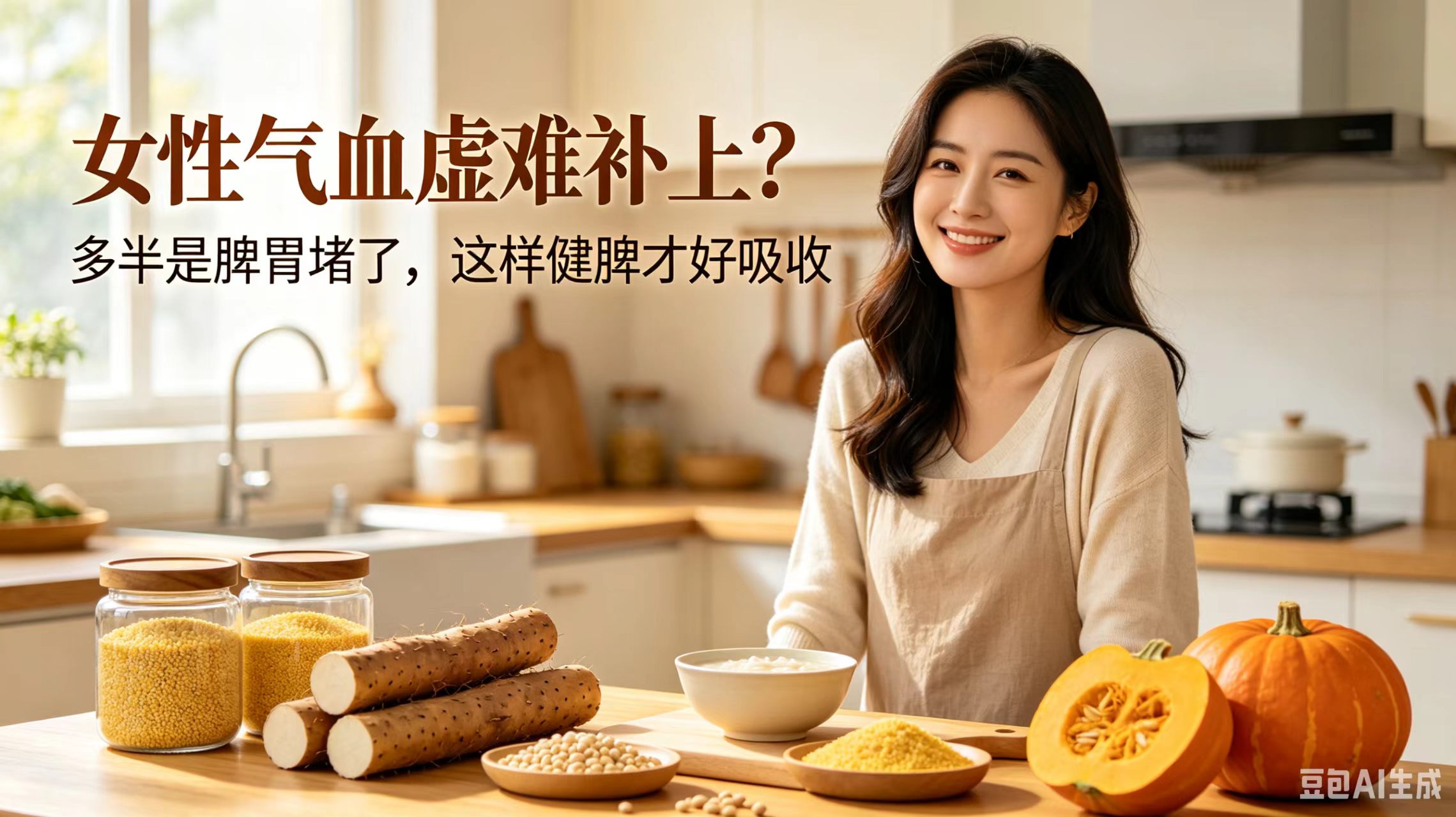 女性气血虚难补上？多半是脾胃堵了，这样健脾才好吸收-智健家