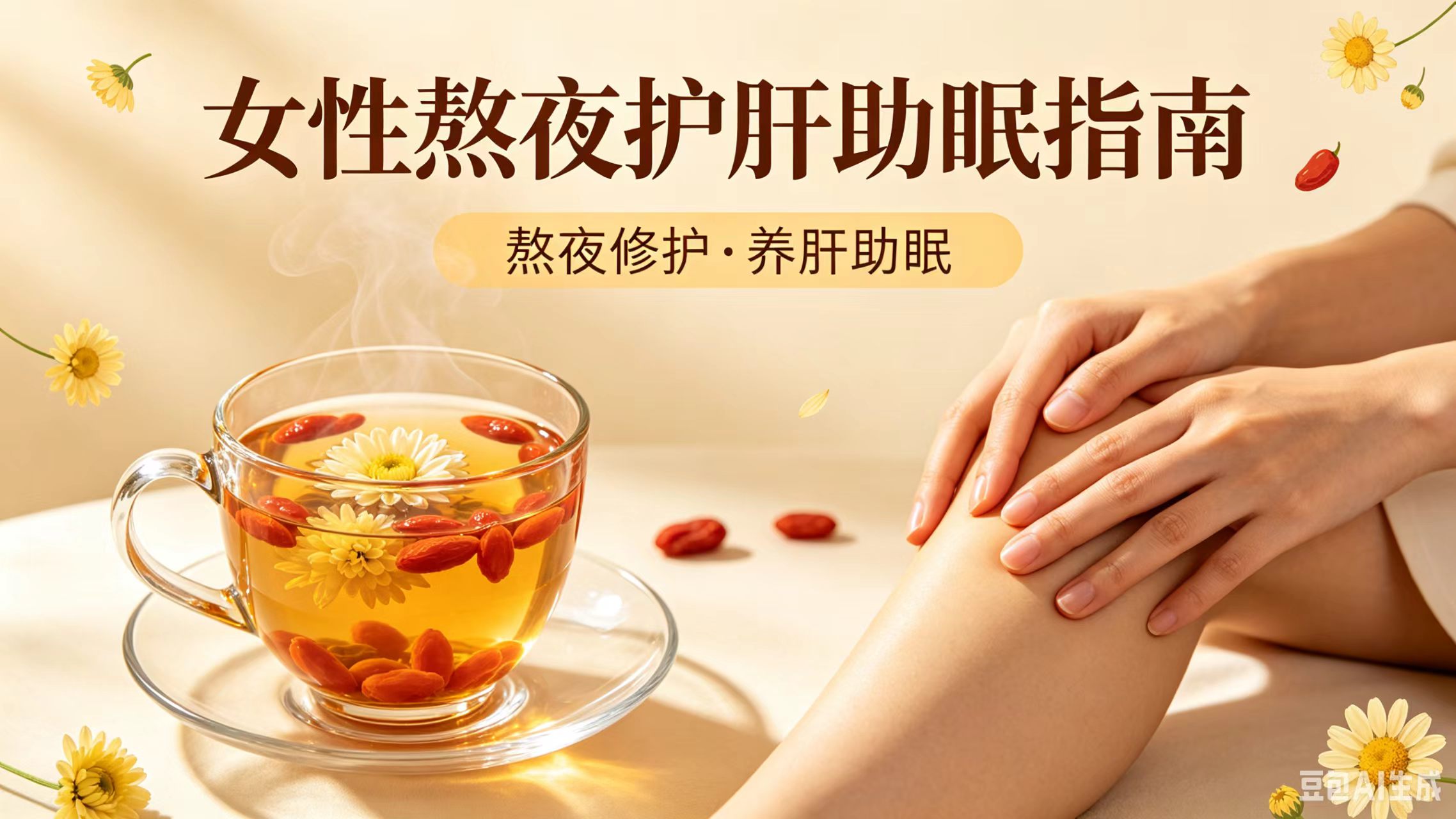 经常熬夜肝火旺？3 个简单方法快速降火安神-智健家