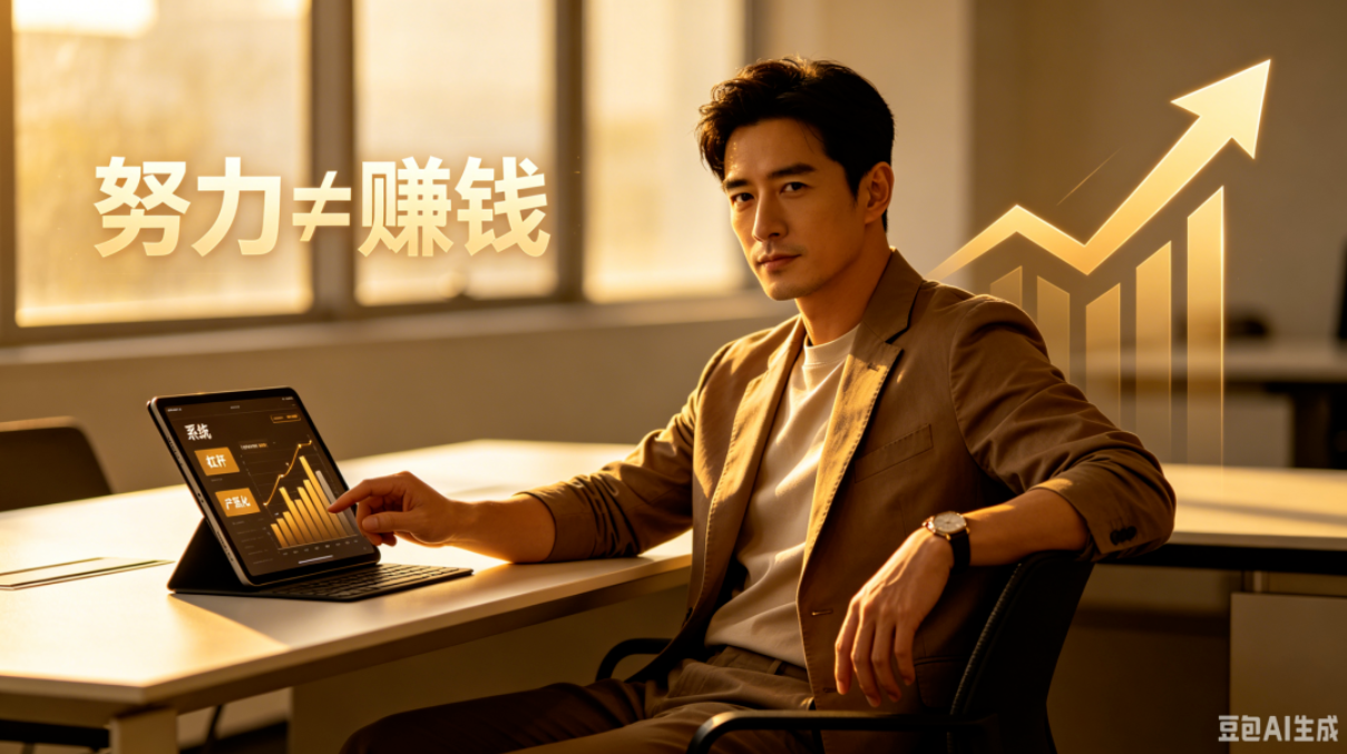 颠覆认知：赚钱的核心不是努力，是系统+杠杆+产品化-智健家