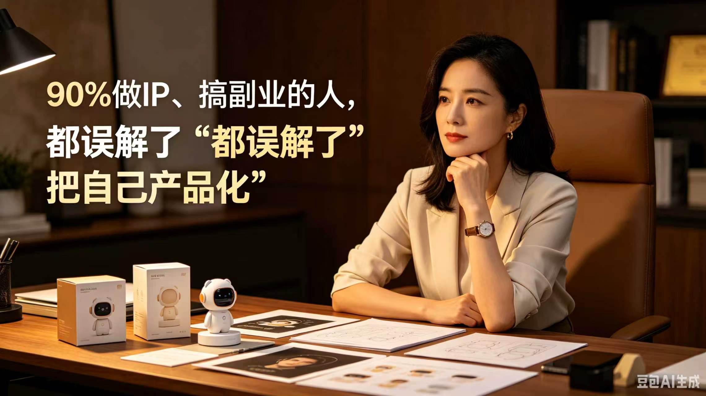 90%做IP、搞副业的人，都误解了“把自己产品化”-智健家