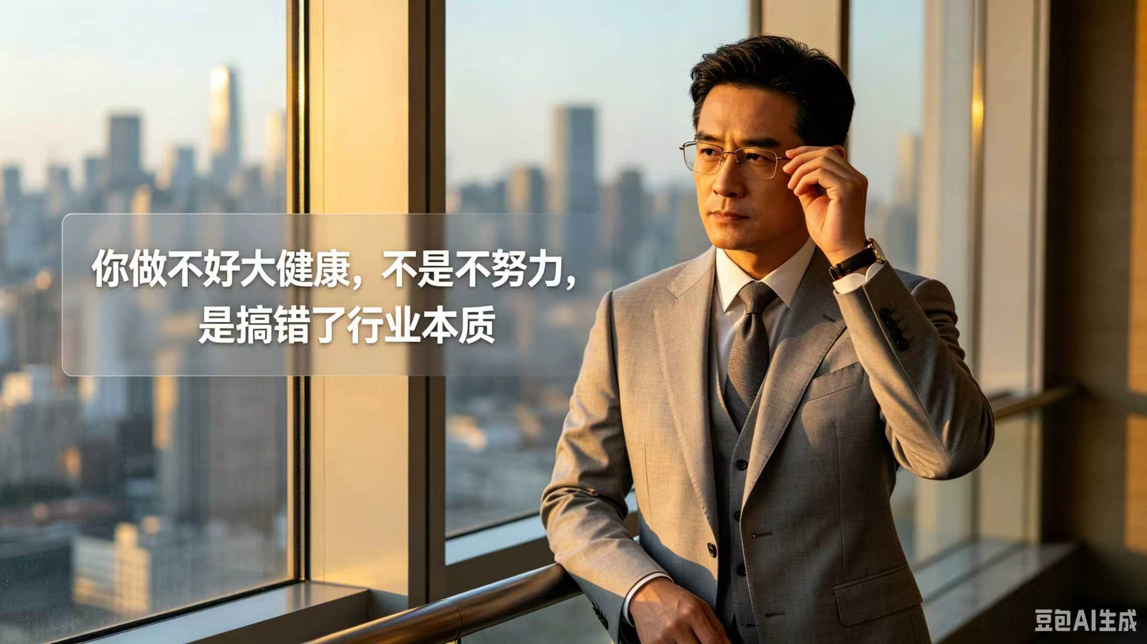 你做不好大健康，不是不努力，是搞错了行业本质-智健家