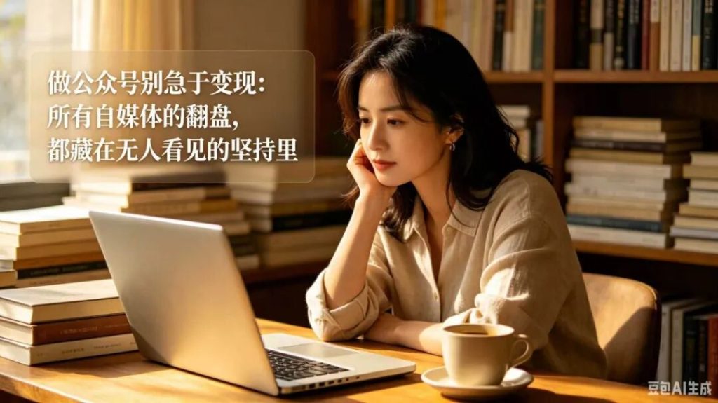 图片[1]-做公众号别急于变现：所有自媒体的翻盘，都藏在无人看见的坚持里-智健家