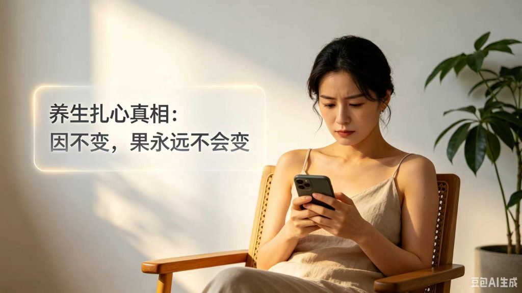 图片[1]-养生扎心真相：因不变，果永远不会变-智健家