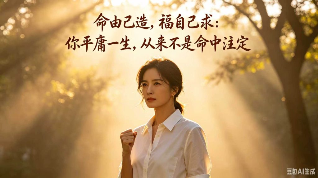 图片[1]-命由己造，福自己求：你平庸一生，从来不是命中注定-智健家