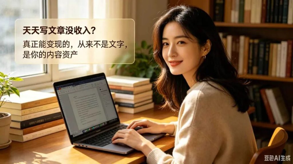 图片[1]-天天写文章没收入？真正能变现的，从来不是文字，是你的内容资产-智健家