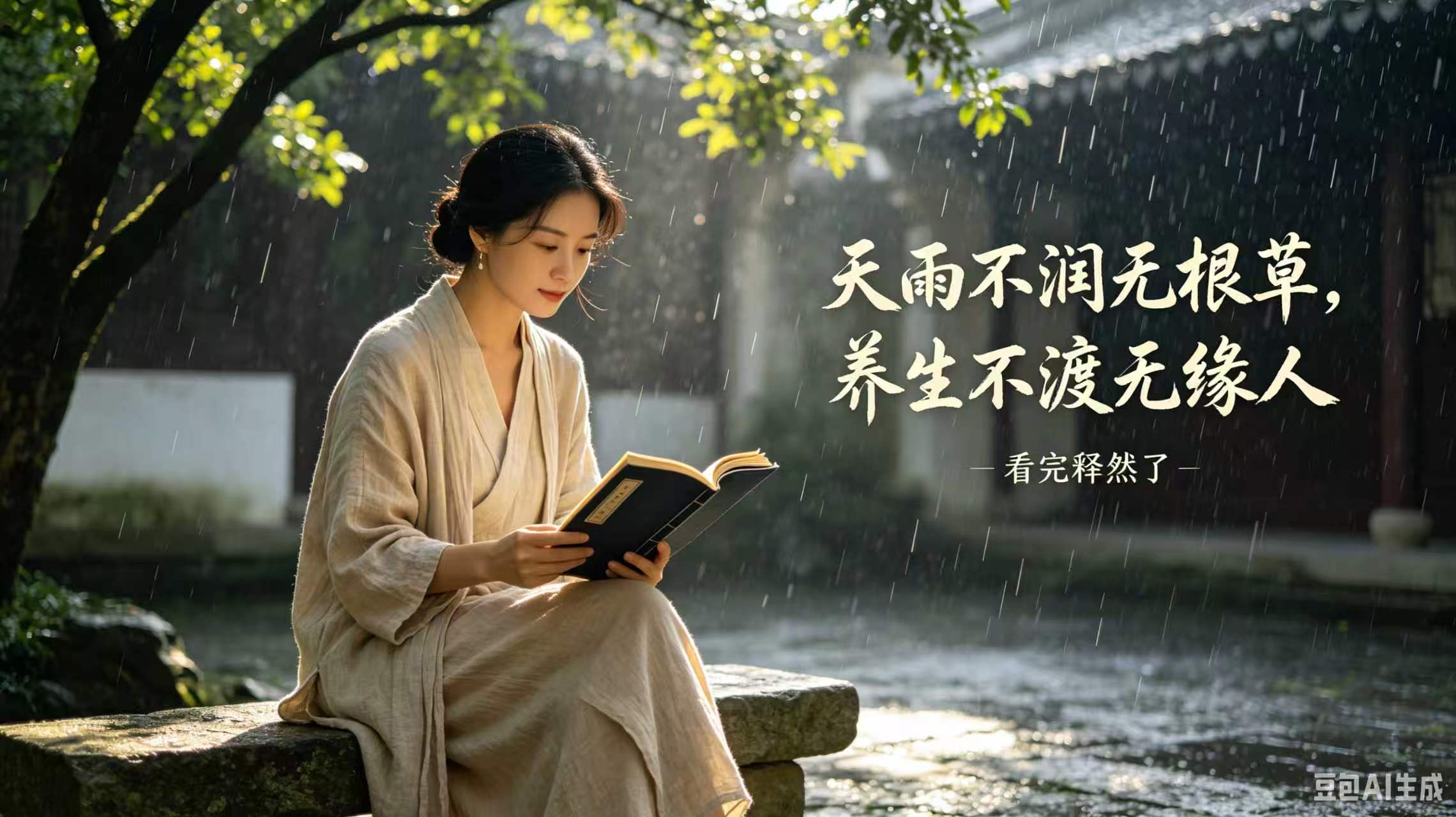 天雨不润无根草，养生不渡无缘人（看完释然了）-智健家