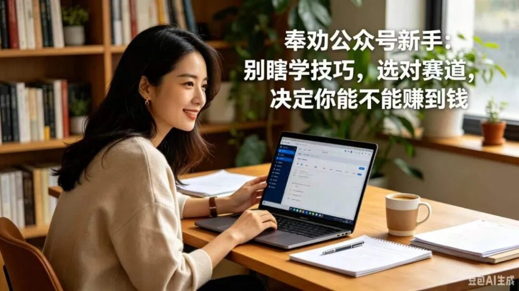 图片[1]-奉劝公众号新手：别瞎学技巧，选对赛道，决定你能不能赚到钱-智健家