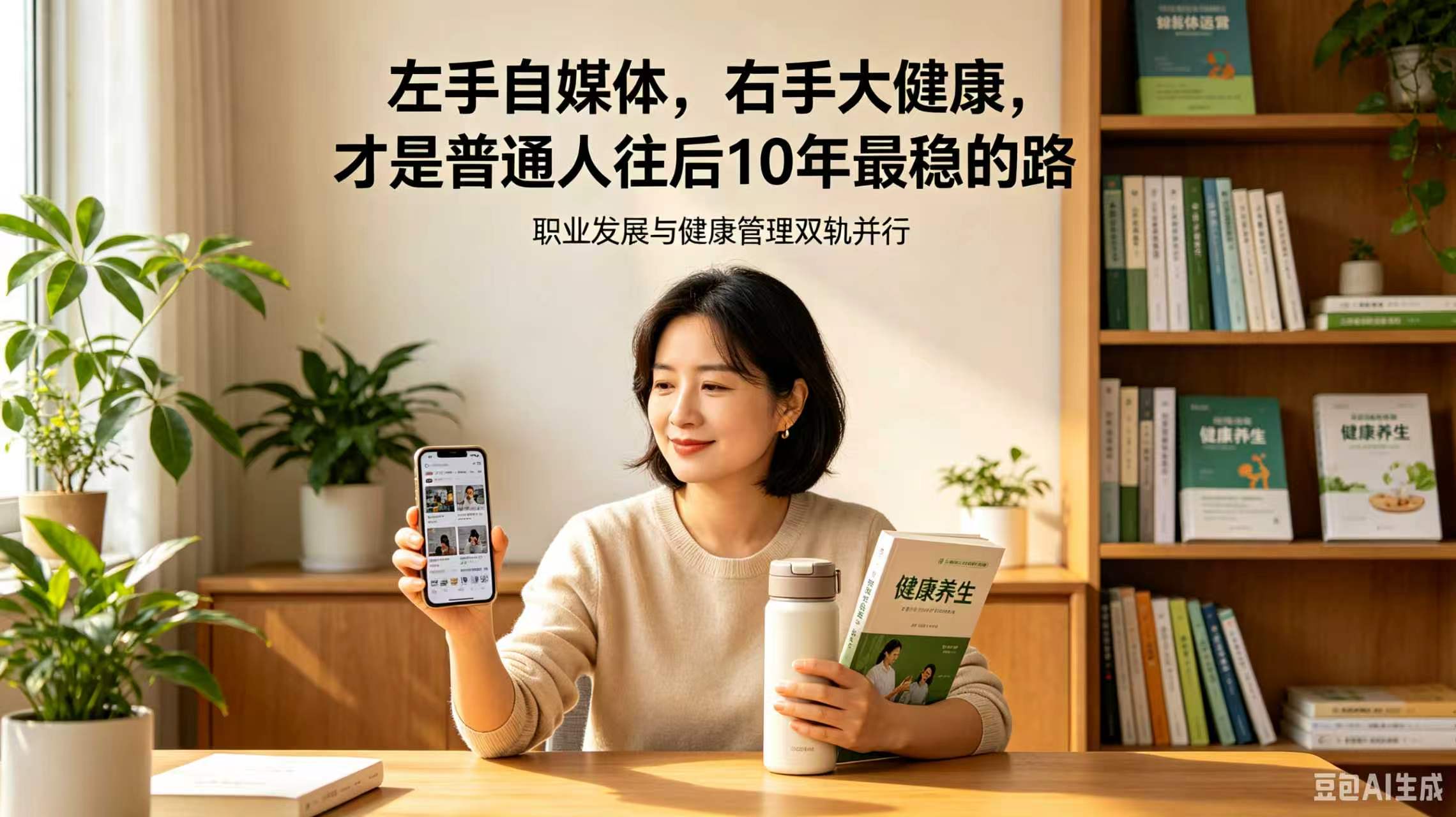 左手自媒体，右手大健康，才是普通人往后10年最稳的路-智健家