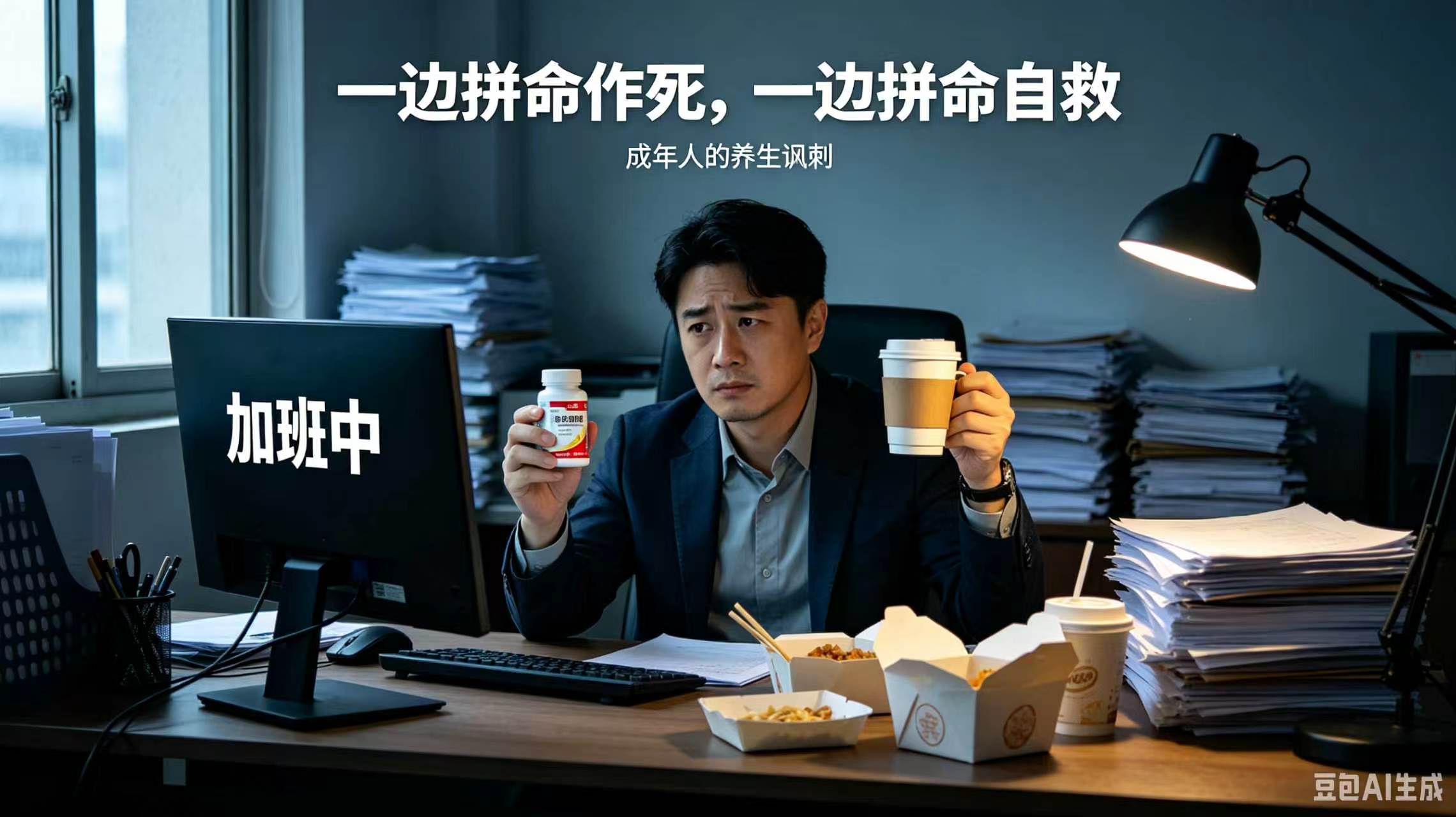 成年人最讽刺的养生：一边拼命作死，一边拼命自救-智健家