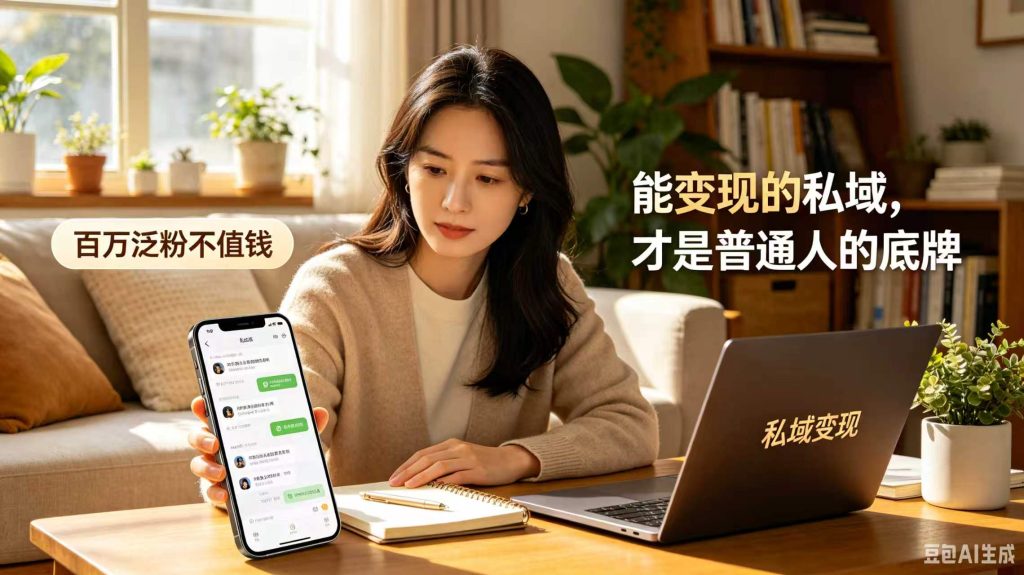 图片[1]-百万泛粉不值钱，能变现的私域，才是普通人的底牌-智健家