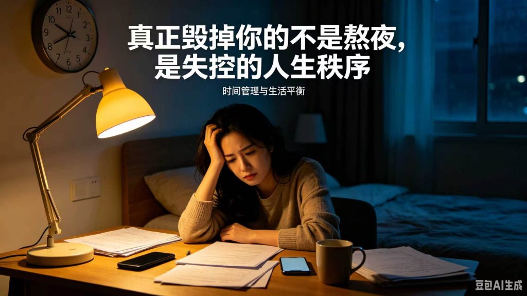 图片[1]-真正毁掉你的不是熬夜，是失控的人生秩序-智健家
