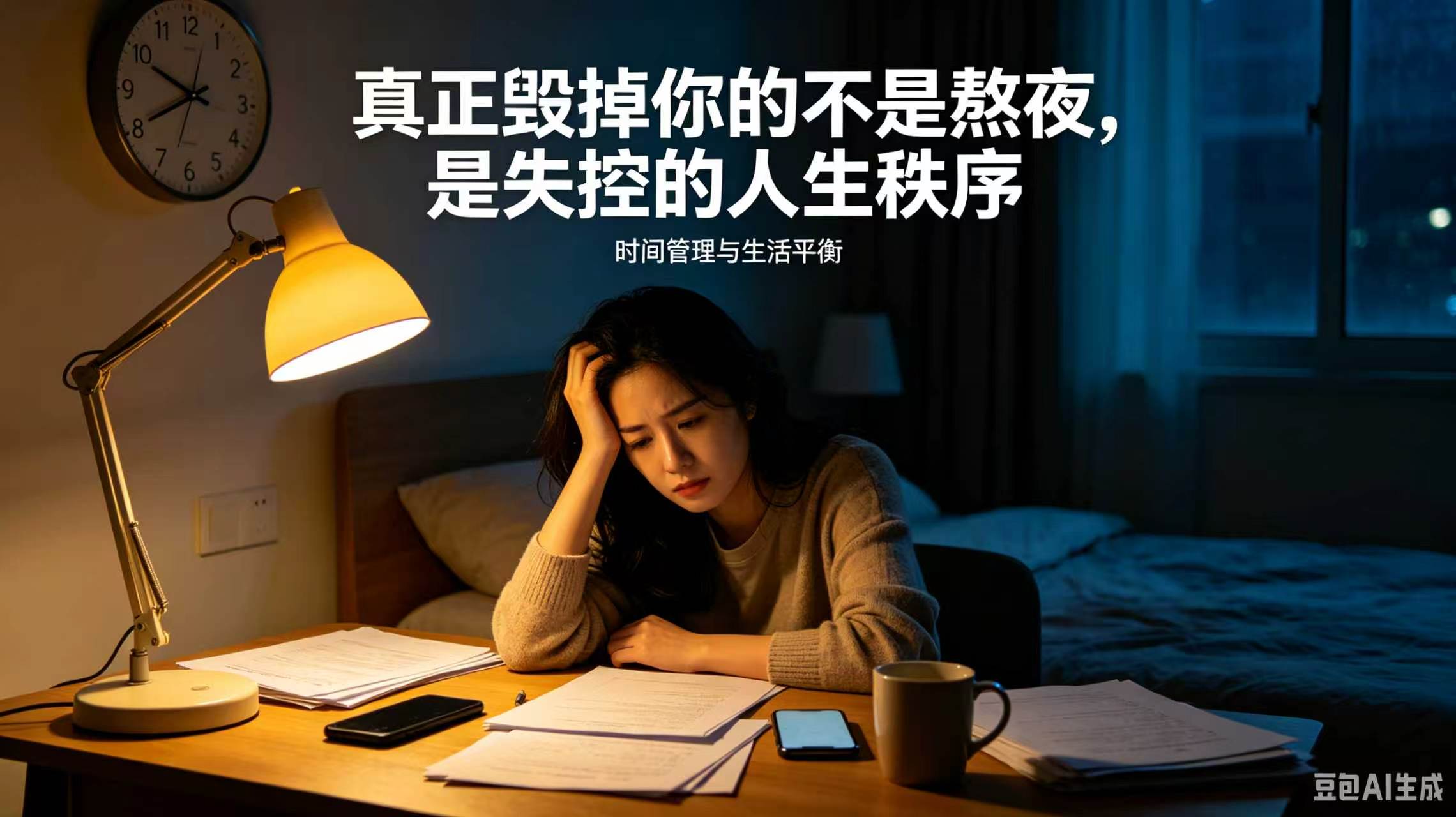 真正毁掉你的不是熬夜，是失控的人生秩序-智健家
