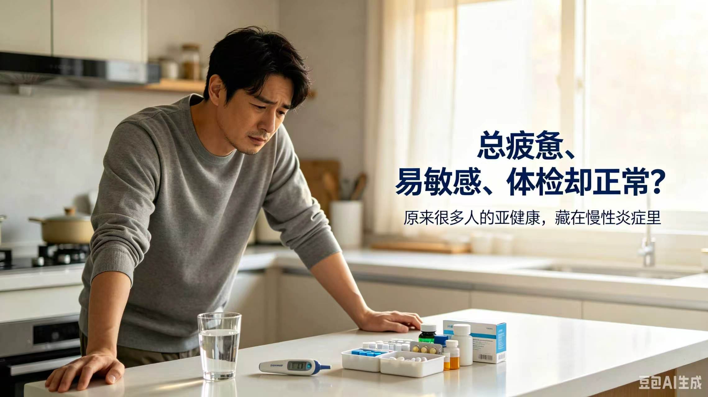 总疲惫、易敏感、体检却正常？原来很多人的亚健康，藏在慢性炎症里-智健家